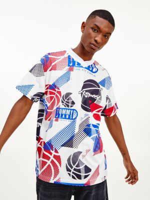 Relaxed Fit Basketball Graphic T-Shirt 