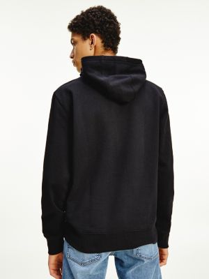 Organic Cotton Terry Hoody | BLACK | Tommy Hilfiger