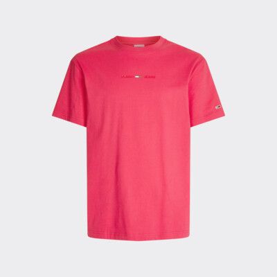 Organic Cotton Jersey Logo T-Shirt | PINK | Tommy Hilfiger