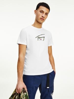 Camo Logo T-Shirt | WHITE | Tommy Hilfiger
