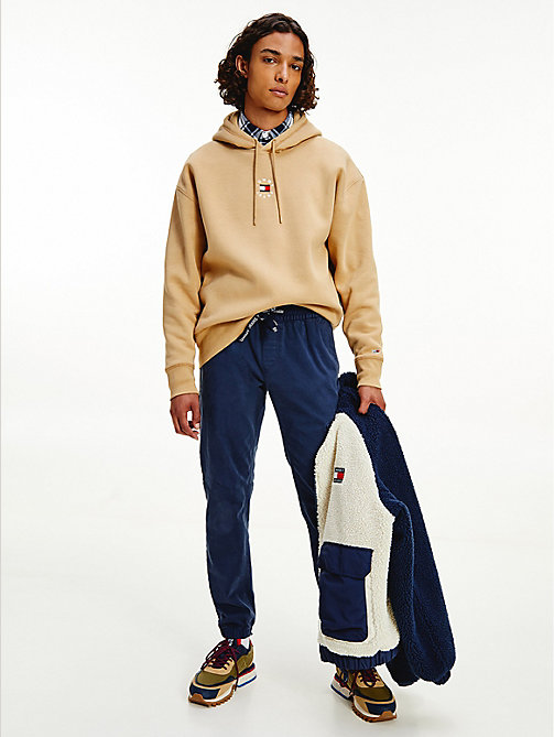blau scanton jogginghose mit cargo-tasche für herren - tommy jeans