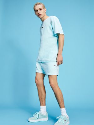 Pastel Frottee Shorts Blau Tommy Hilfiger