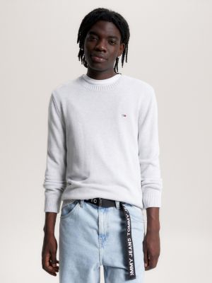 Grey tommy jeans clearance jumper