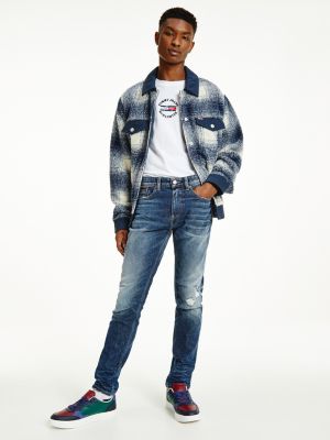 Austin Slim Tapered Jeans im Used Look | DENIM | Tommy Hilfiger
