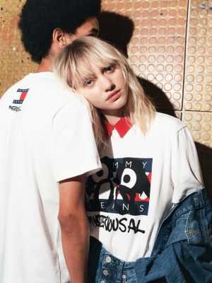 tommy jeans white top