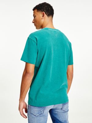 Organic Cotton Logo T-Shirt | GREEN | Tommy Hilfiger