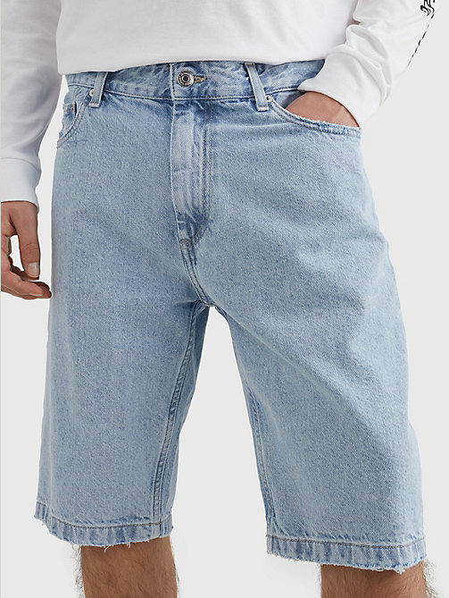 denim dad rigid denim shorts for men tommy jeans