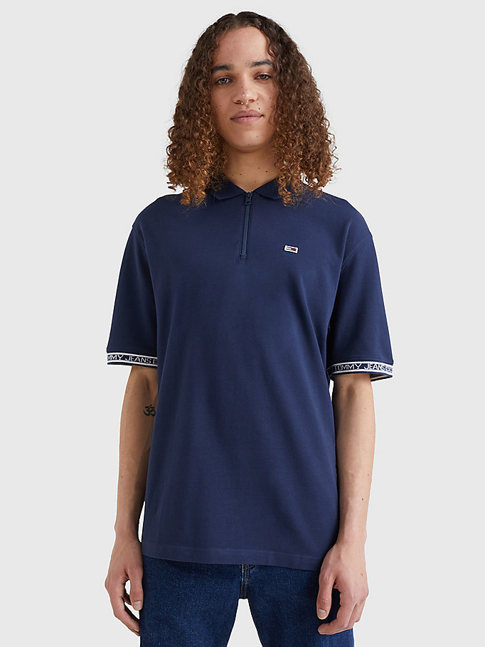 Tommy Hilfiger Garçon Vêtements Tops & T-shirts T-shirts Polos Polo à logo en piqué de coton bio 