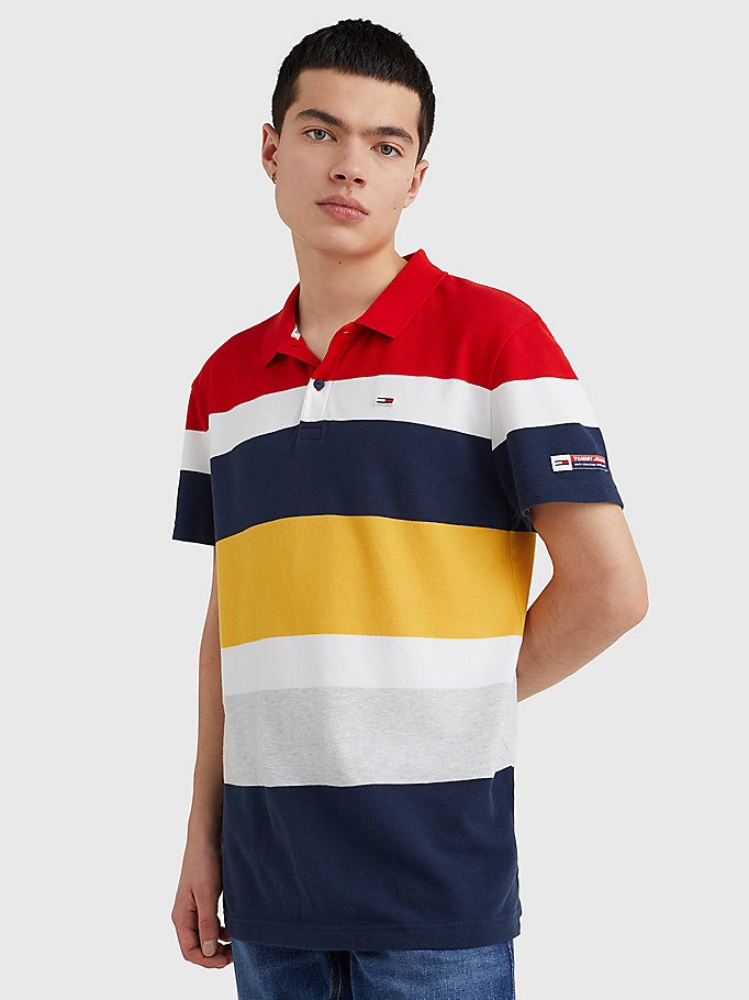 Tommy Hilfiger Fille Vêtements Tops & T-shirts T-shirts Polos Polo de rugby en coton bio 