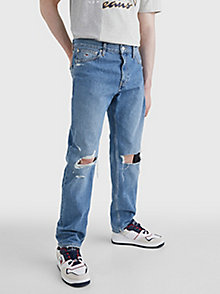 denim ethan cotton hemp straight fit jeans for men tommy jeans