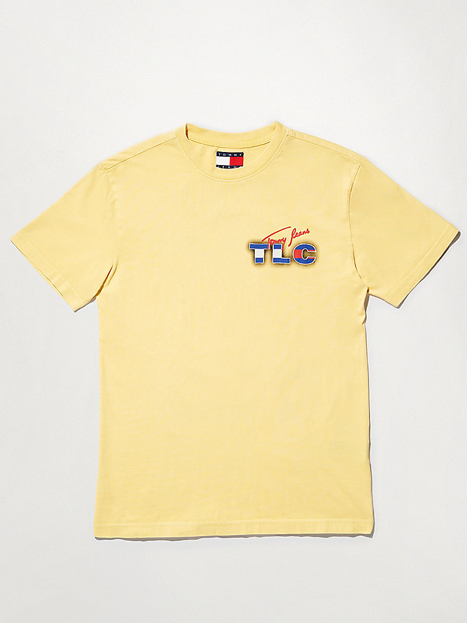 t-shirt tommy revisited tlc giallo da unisex tommy jeans