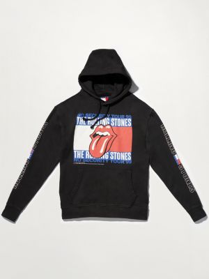 Tommy Revisited Rolling Stones Hoody | BLACK | Tommy Hilfiger