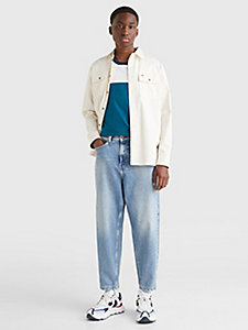 Jeans Dad Straight Tmyflg 1AjTommy Hilfiger in Denim di colore Blu Donna Abbigliamento da uomo Jeans da uomo Jeans dritti 
