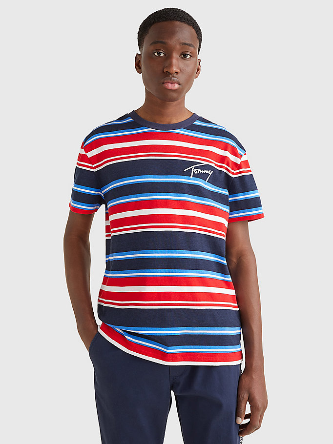 Tommy Hilfiger Garçon Vêtements Tops & T-shirts T-shirts Polos Polo Adaptive Icons rayé 