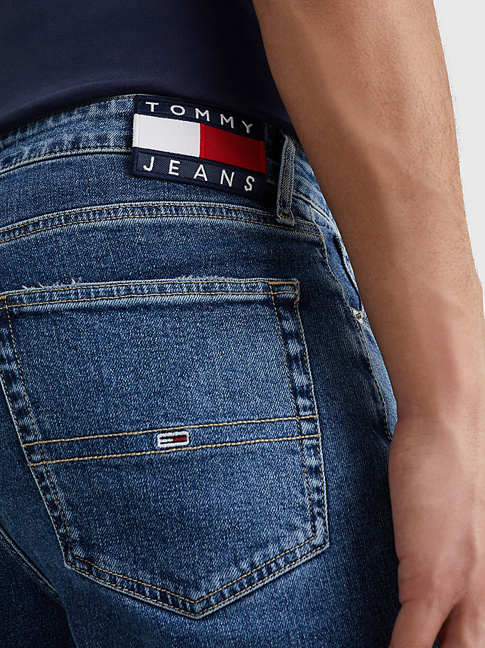 Tommy JEANS ORIGINALE Straight Ryan Uomo Jeans Regular Fit Pantaloni wblco 