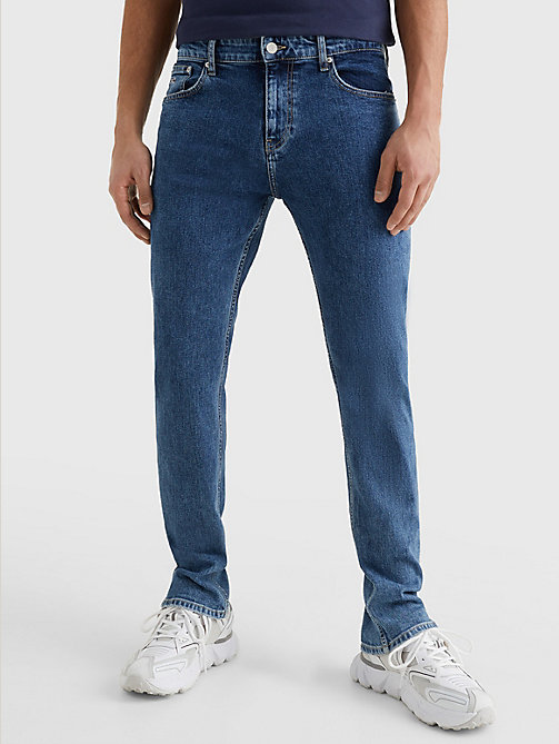 jean droit ryan coupe standard denim pour hommes tommy jeans