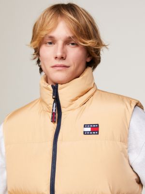 Hooded Down Alaska Puffer Vest | Beige | Tommy Hilfiger