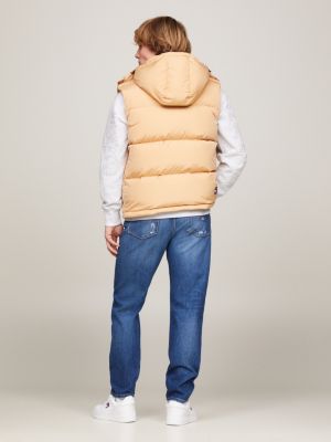 Hooded Hilfiger Puffer | Down Alaska | Vest Tommy Beige