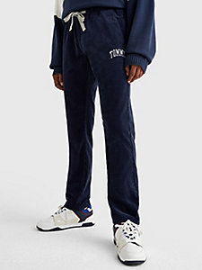 blue scanton extra slim fit joggers for men tommy jeans