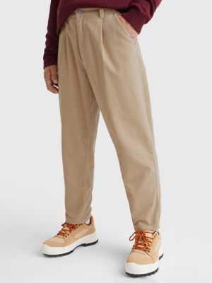 Pantalón chino de pana y corte holgado | BEIGE | Tommy Hilfiger