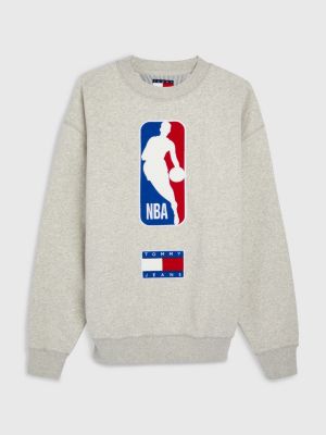 Tommy Jeans & NBA Relaxed Sweatshirt | GREY | Tommy Hilfiger