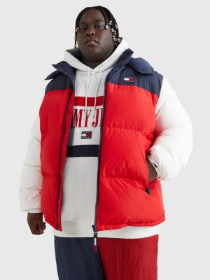 Plus Colour-Blocked Padded Alaska Jacket | BLUE | Tommy Hilfiger