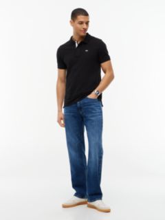 Pure Cotton Slim Fit Polo Shirt — Black 2