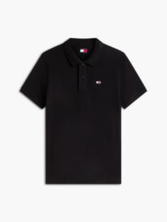 Pure Cotton Slim Fit Polo Shirt — Black 5