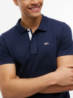 Pure Cotton Slim Fit Polo Shirt — Blue 3