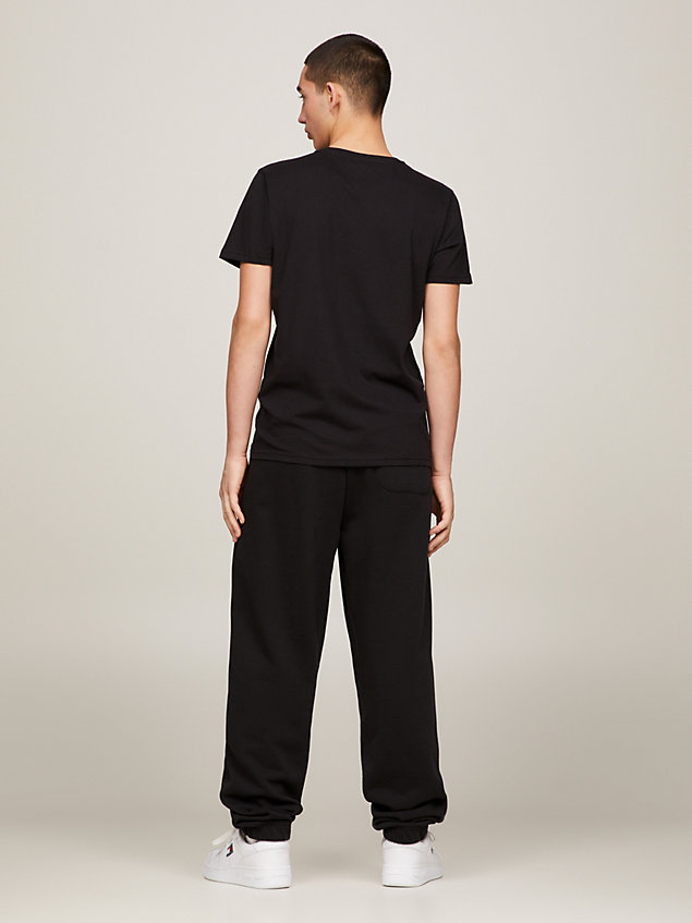black zestaw 2 t-shirtów essential z dżerseju dla mężczyźni - tommy jeans