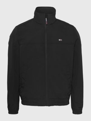 tommy hilfiger black bomber jacket