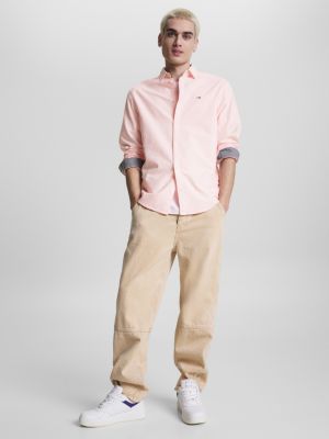 Tommy Pink Shirt Fit Hilfiger Oxford Classic | | Essential