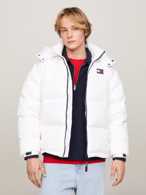 Hooded Padded Recycled Casual Alaska Puffer | WHITE | Tommy Hilfiger