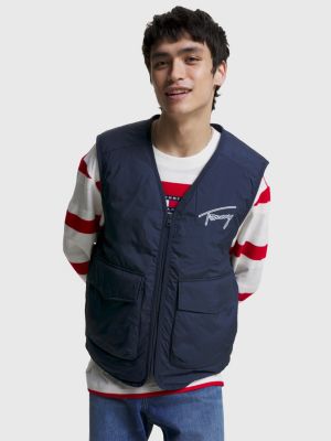 Signature Padded Vest BLUE Tommy Hilfiger