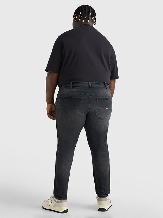 DENIM BLACK Plus Simon Skinny Black Jeans for men TOMMY JEANS