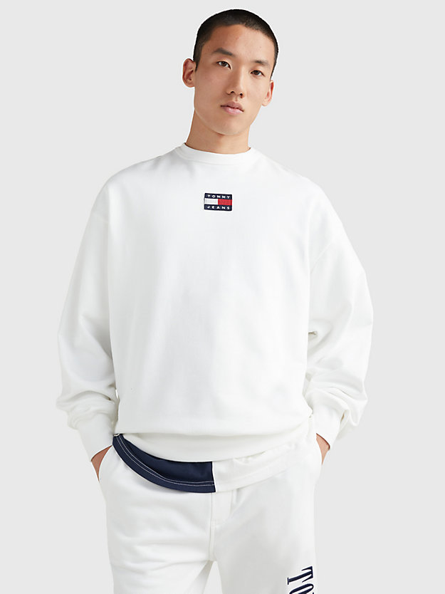 Sweat Archive coupe confort WHITE pour hommes TOMMY JEANS