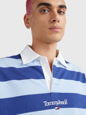 Oversized Rugby Shirt BLUE Tommy Hilfiger