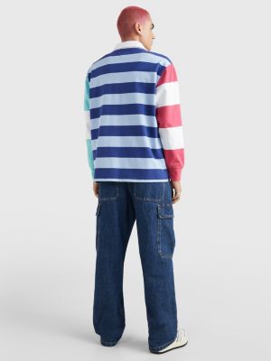 Oversized Rugby Shirt BLUE Tommy Hilfiger