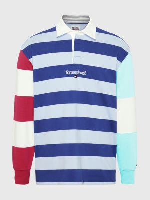 Oversized Rugby Shirt BLUE Tommy Hilfiger