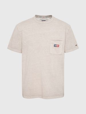 Buitenlander Prelude Pelmel Classic Fit Logo T-Shirt | KHAKI | Tommy Hilfiger