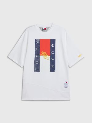 Tommy Jeans x MYne Oversized T-Shirt | WHITE | Tommy Hilfiger