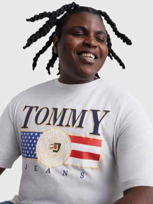 Plus Skater Oversized TShirt GREY Tommy Hilfiger