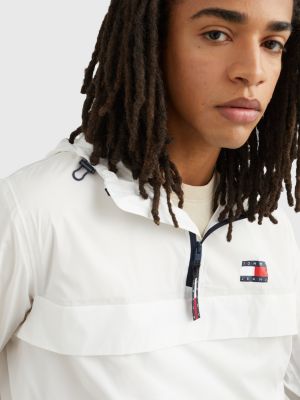 Packable Popover Chicago Windbreaker | WHITE | Tommy Hilfiger