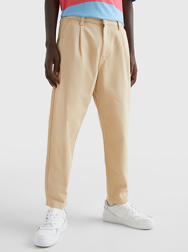 TRENCH Bax Tapered Fit Garment Dyed Chinos for men TOMMY JEANS