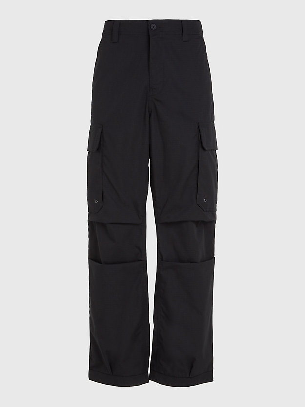 BLACK Aiden Baggy Cargo Trousers for men TOMMY JEANS