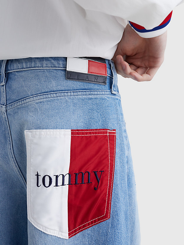 DENIM INDIGO Dual Gender Aiden Baggy Fit Jeans for men TOMMY JEANS