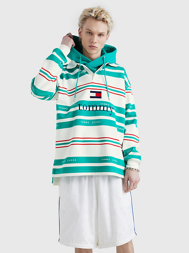 Dual Gender Long Sleeve Rugby Polo | GREEN | Tommy Hilfiger