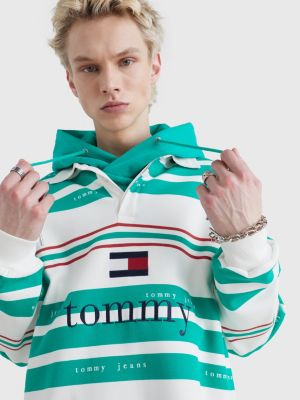 Dual Gender Long Sleeve Rugby Polo GREEN Tommy Hilfiger