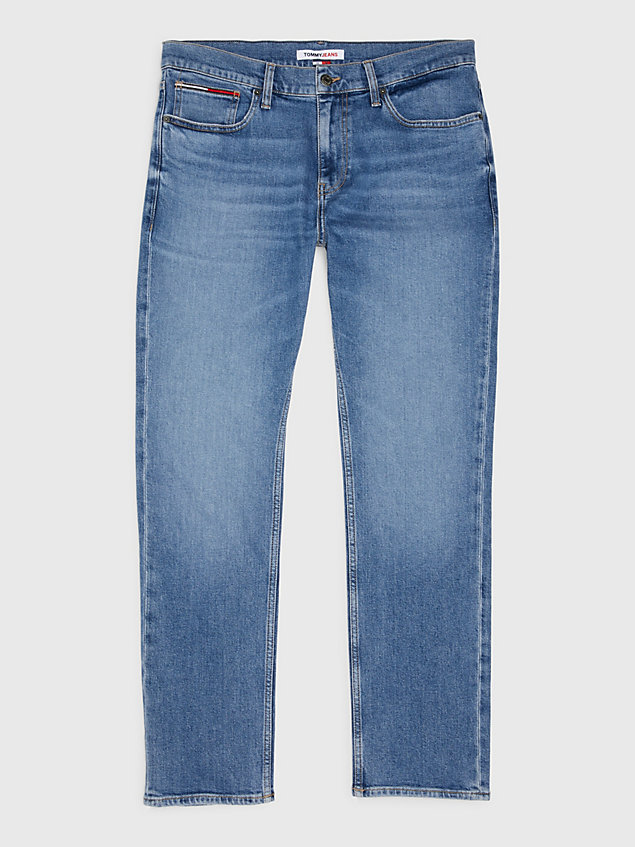 denim ryan straight leg faded jeans for men tommy jeans
