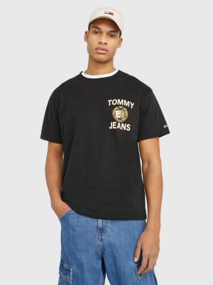 Logo Relaxed Fit T-Shirt | Black | Tommy Hilfiger